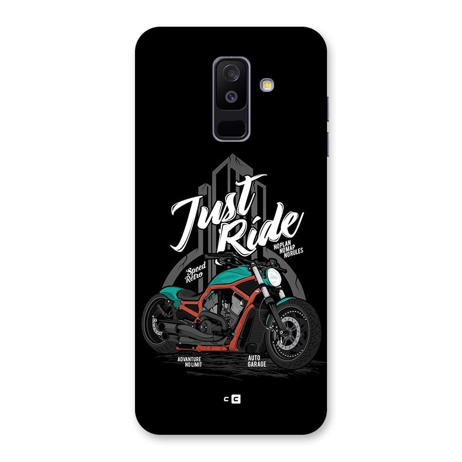 Just Ride Speed Back Case for Galaxy A6 Plus