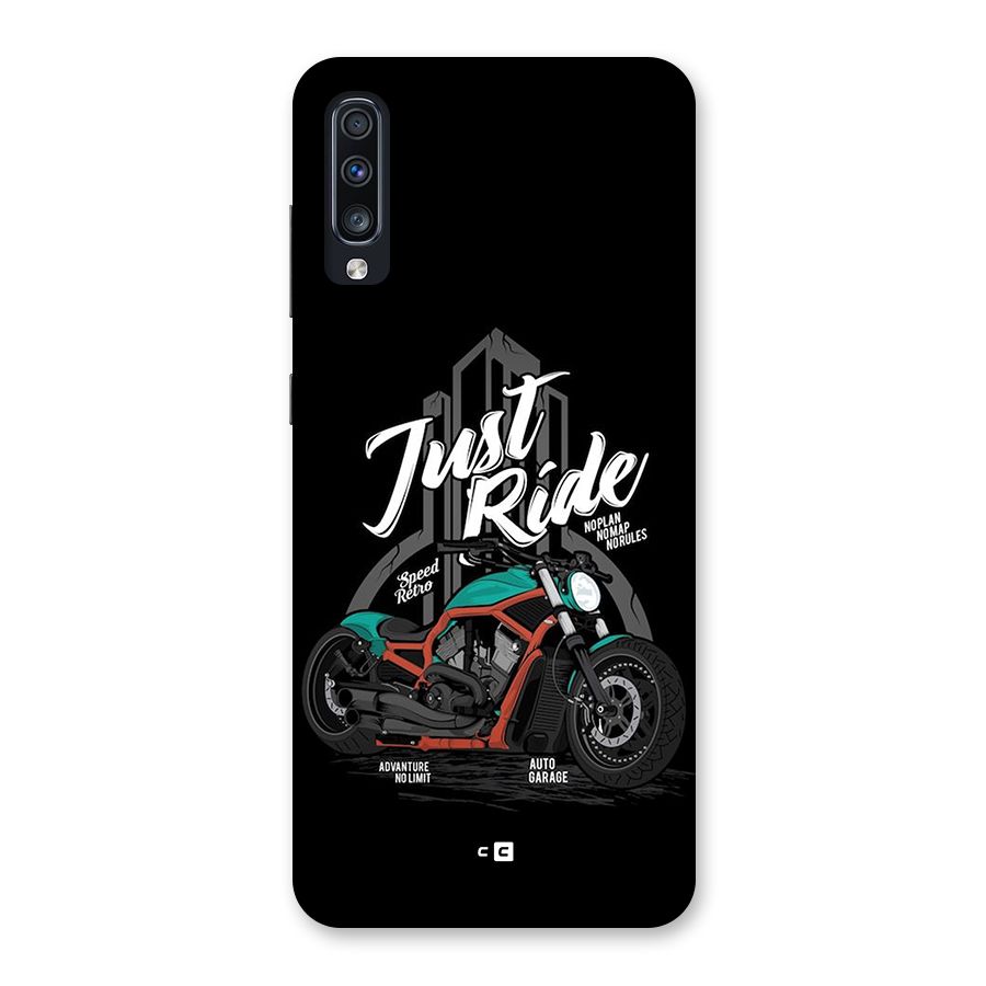 Just Ride Speed Back Case for Galaxy A70