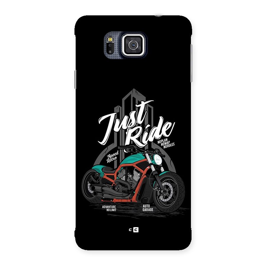 Just Ride Speed Back Case for Galaxy Alpha