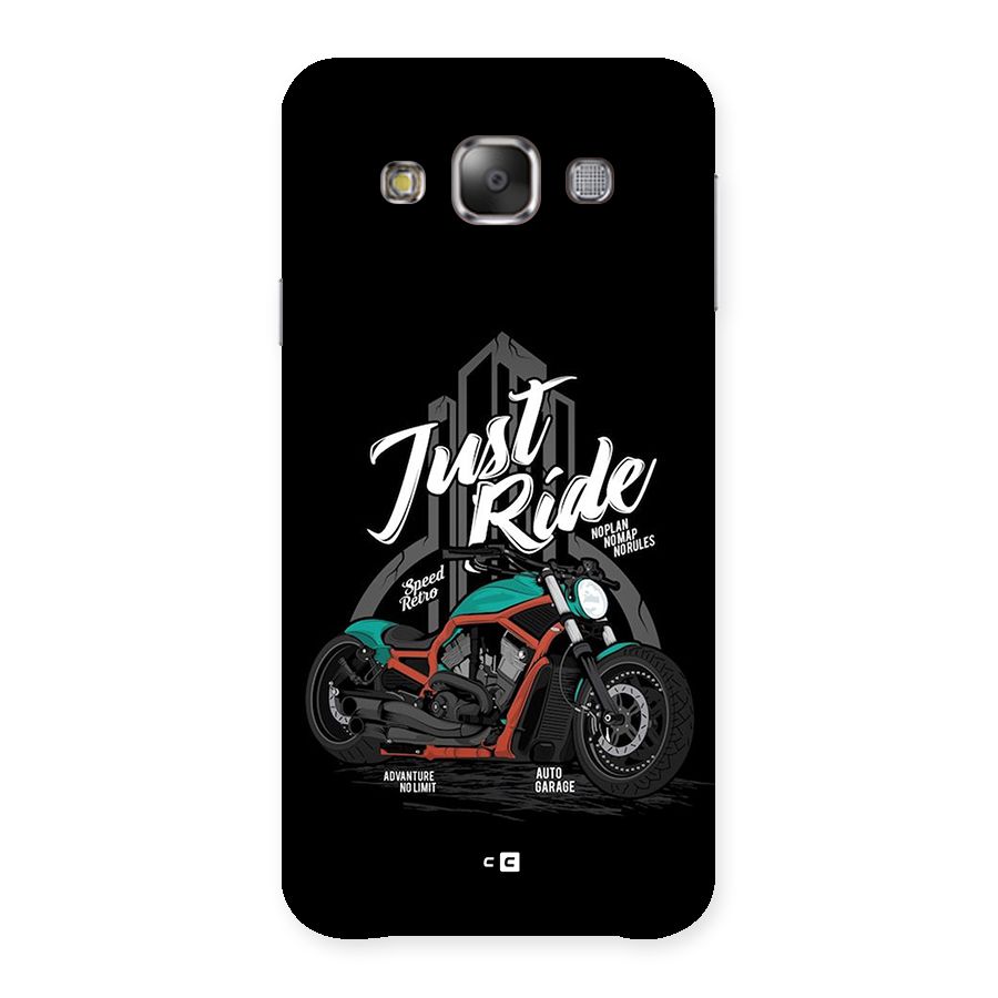 Just Ride Speed Back Case for Galaxy E7