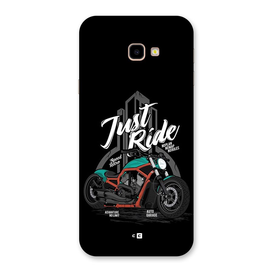 Just Ride Speed Back Case for Galaxy J4 Plus