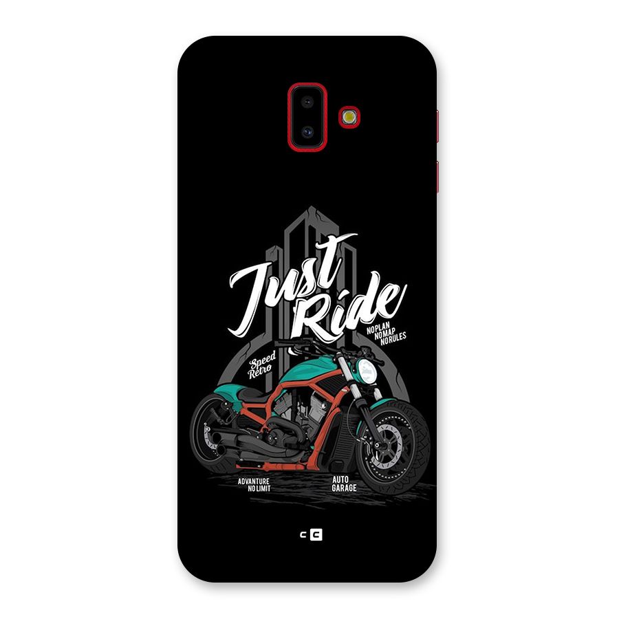 Just Ride Speed Back Case for Galaxy J6 Plus