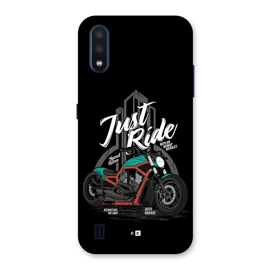 Just Ride Speed Back Case for Galaxy M01