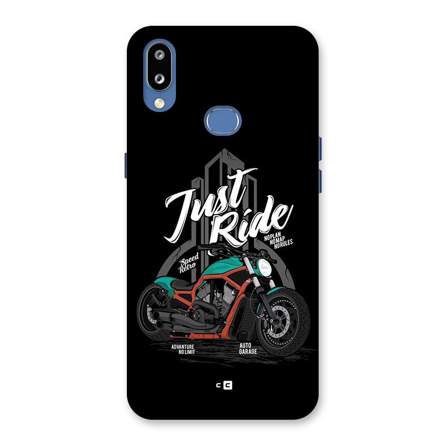 Just Ride Speed Back Case for Galaxy M01s