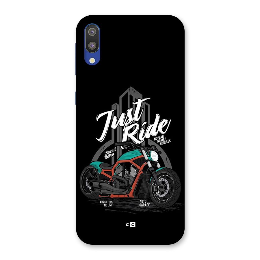 Just Ride Speed Back Case for Galaxy M10