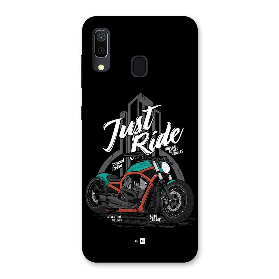 Just Ride Speed Back Case for Galaxy M10s