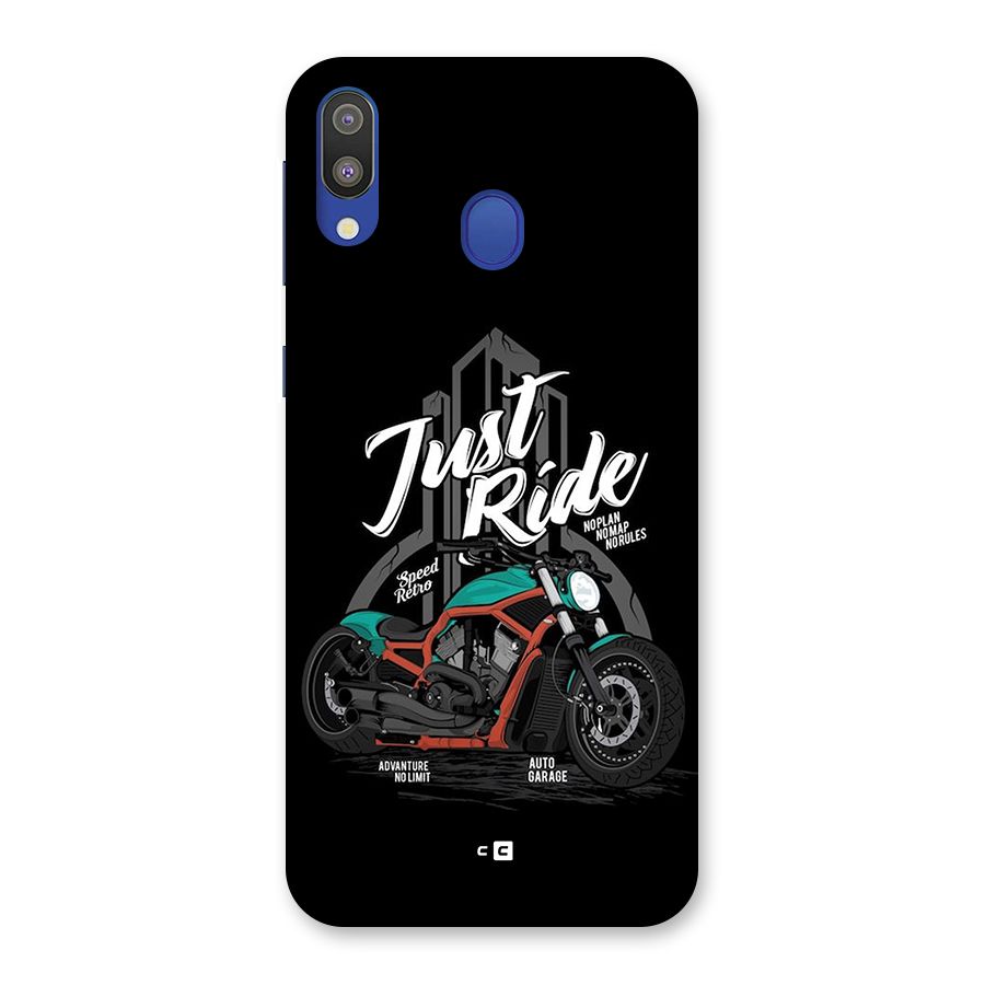 Just Ride Speed Back Case for Galaxy M20