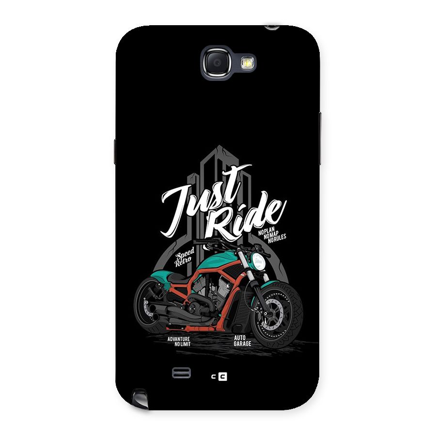Just Ride Speed Back Case for Galaxy Note 2