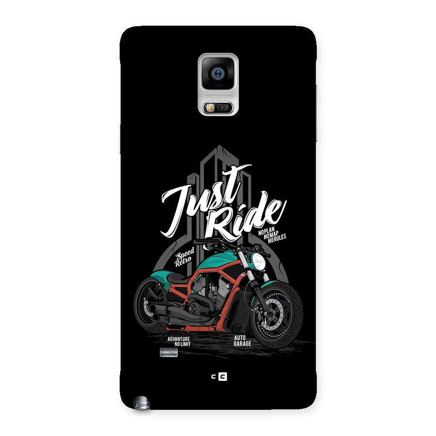 Just Ride Speed Back Case for Galaxy Note 4