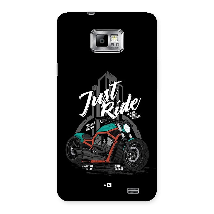 Just Ride Speed Back Case for Galaxy S2
