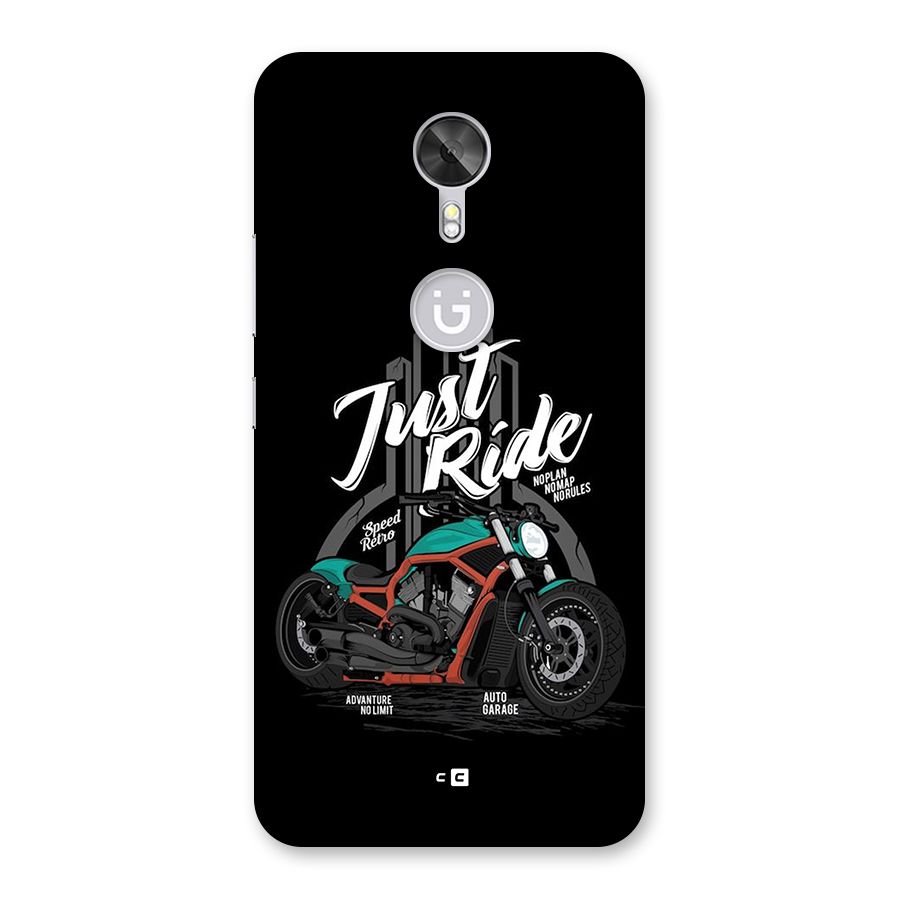 Just Ride Speed Back Case for Gionee A1
