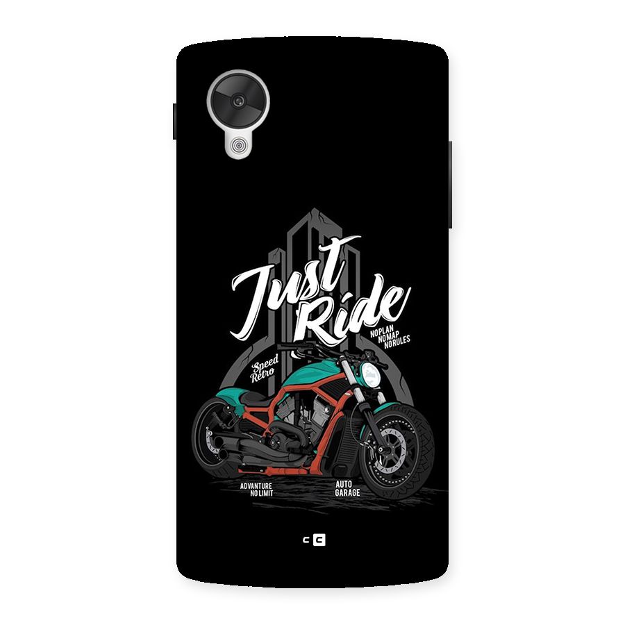Just Ride Speed Back Case for Google Nexus 5