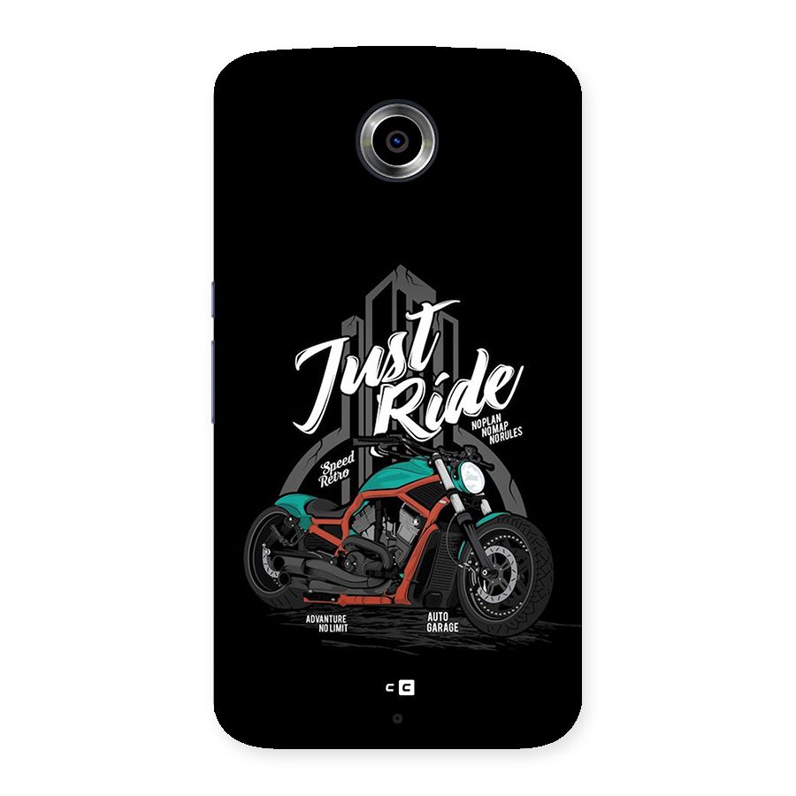 Just Ride Speed Back Case for Google Nexus 6