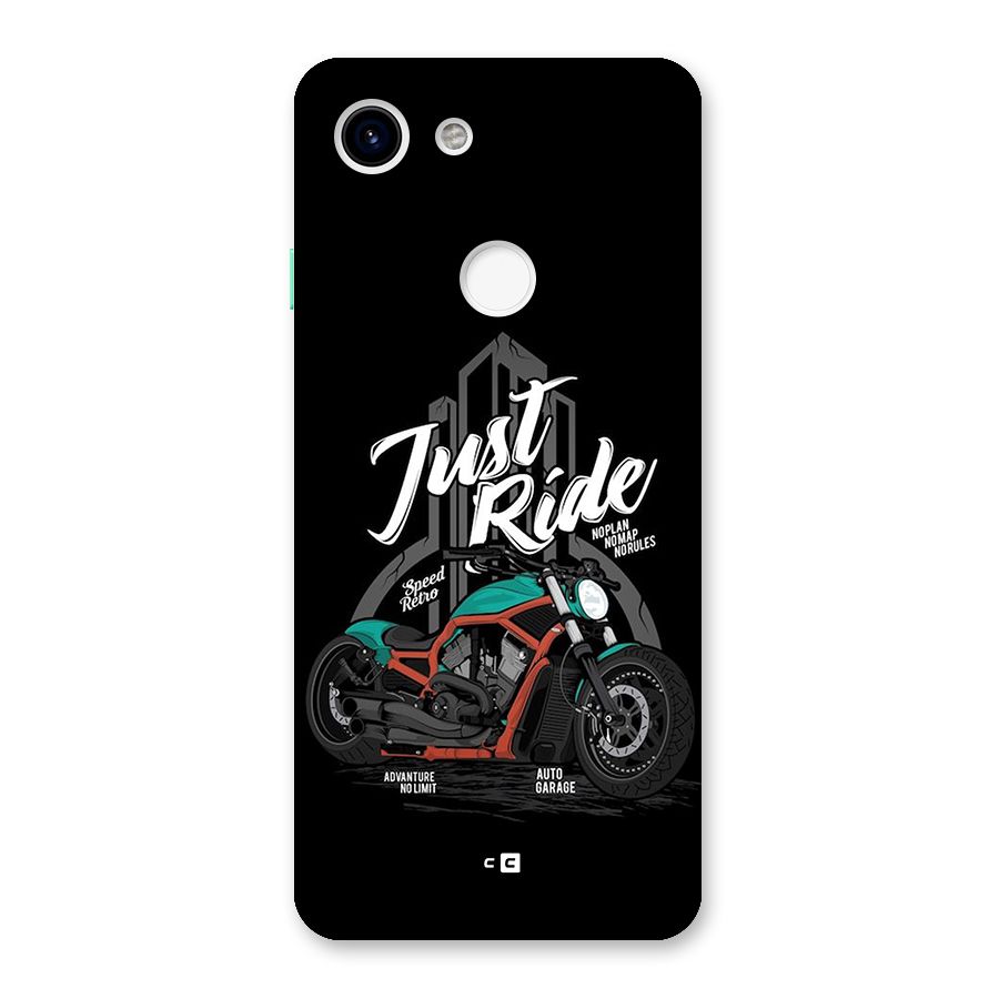 Just Ride Speed Back Case for Google Pixel 3