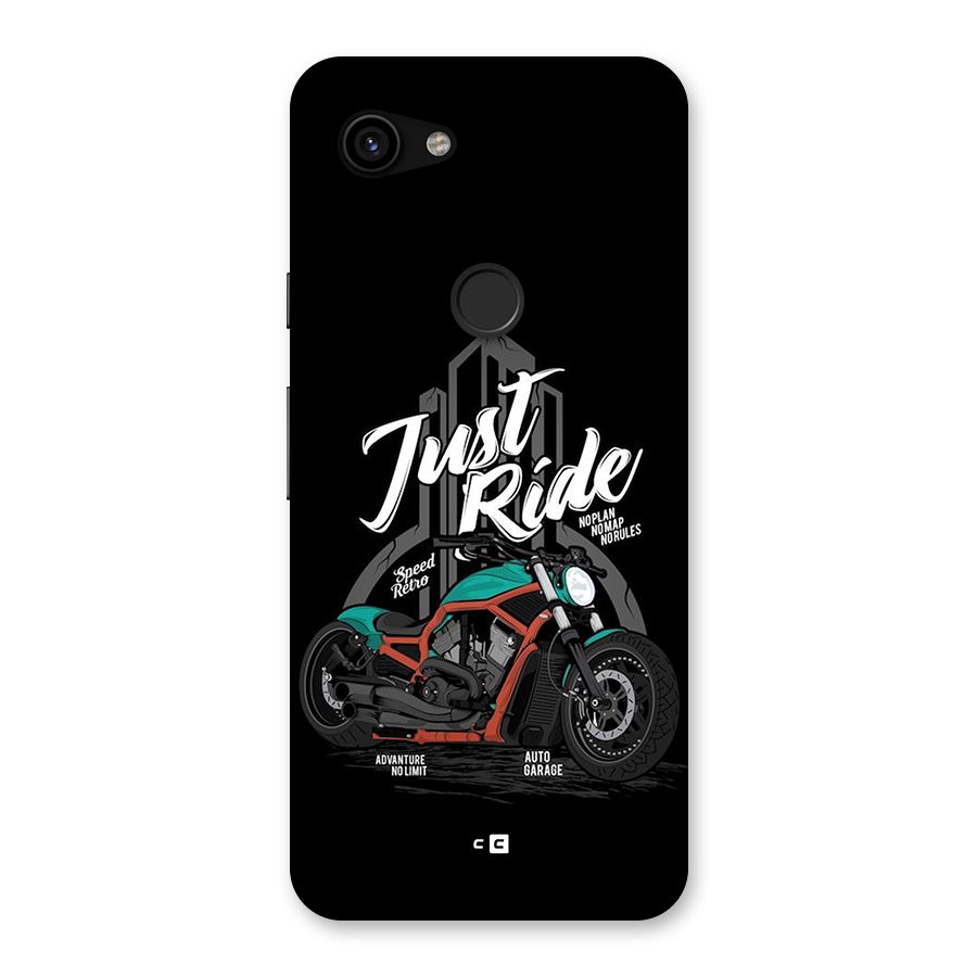 Just Ride Speed Back Case for Google Pixel 3a