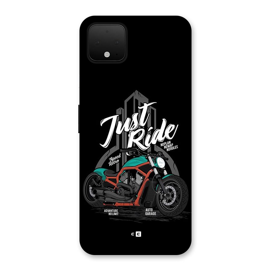 Just Ride Speed Back Case for Google Pixel 4 XL