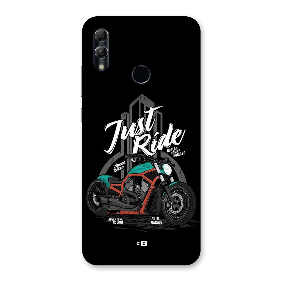 Just Ride Speed Back Case for Honor 10 Lite