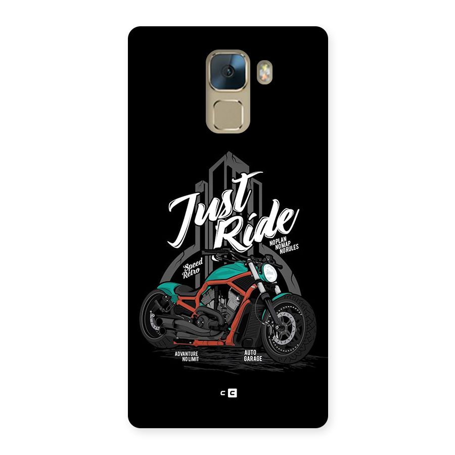 Just Ride Speed Back Case for Honor 7