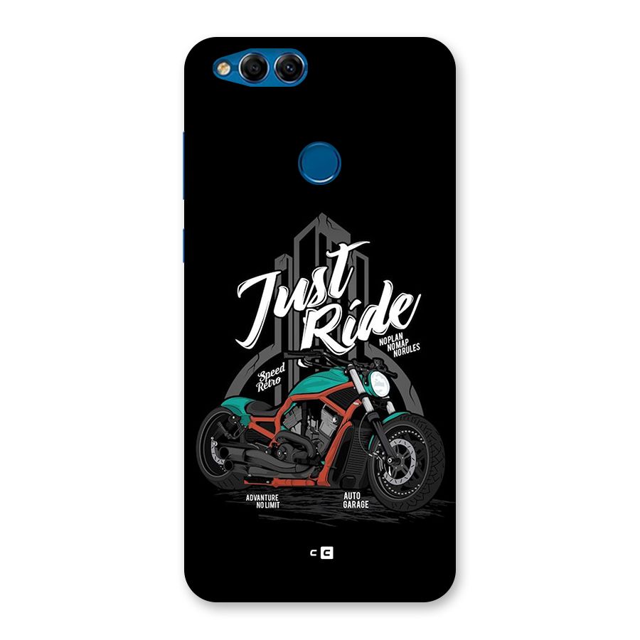 Just Ride Speed Back Case for Honor 7X