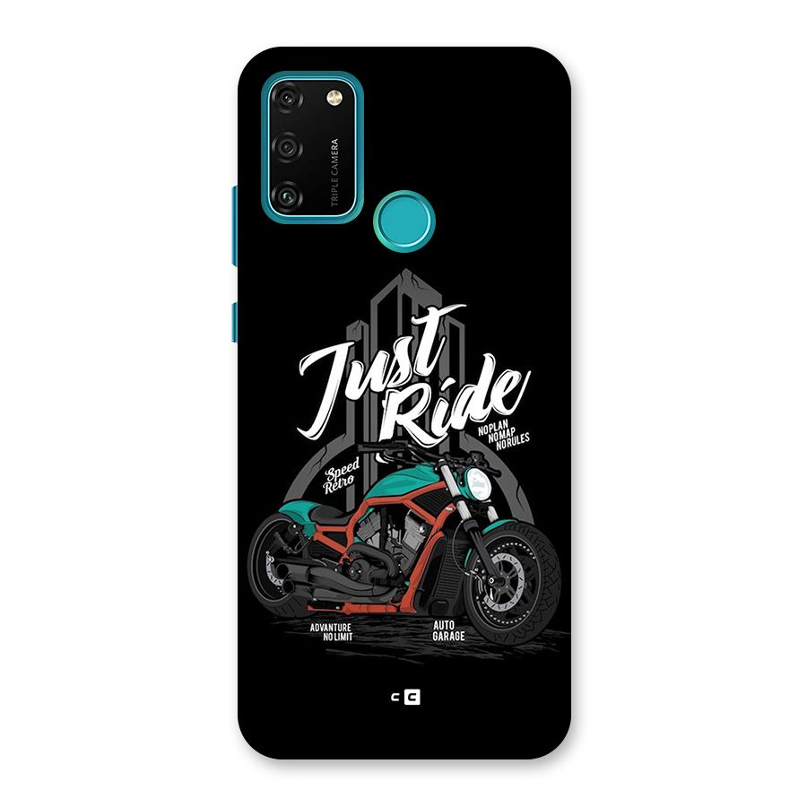 Just Ride Speed Back Case for Honor 9A