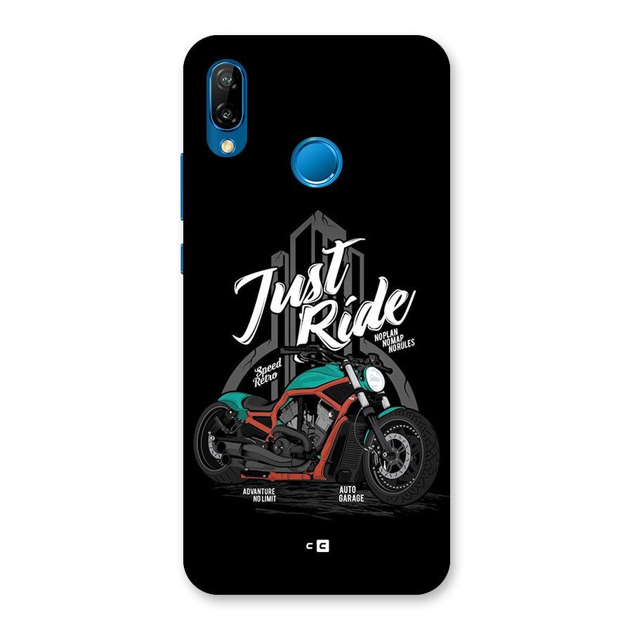 Just Ride Speed Back Case for Huawei P20 Lite