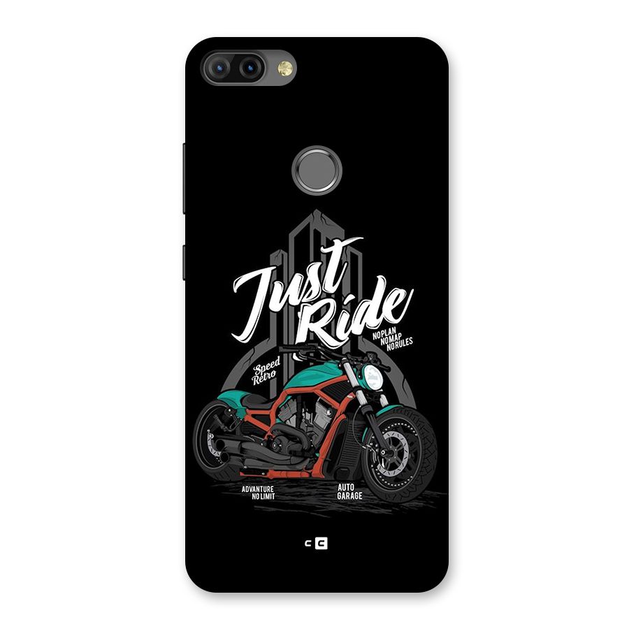 Just Ride Speed Back Case for Infinix Hot 6 Pro