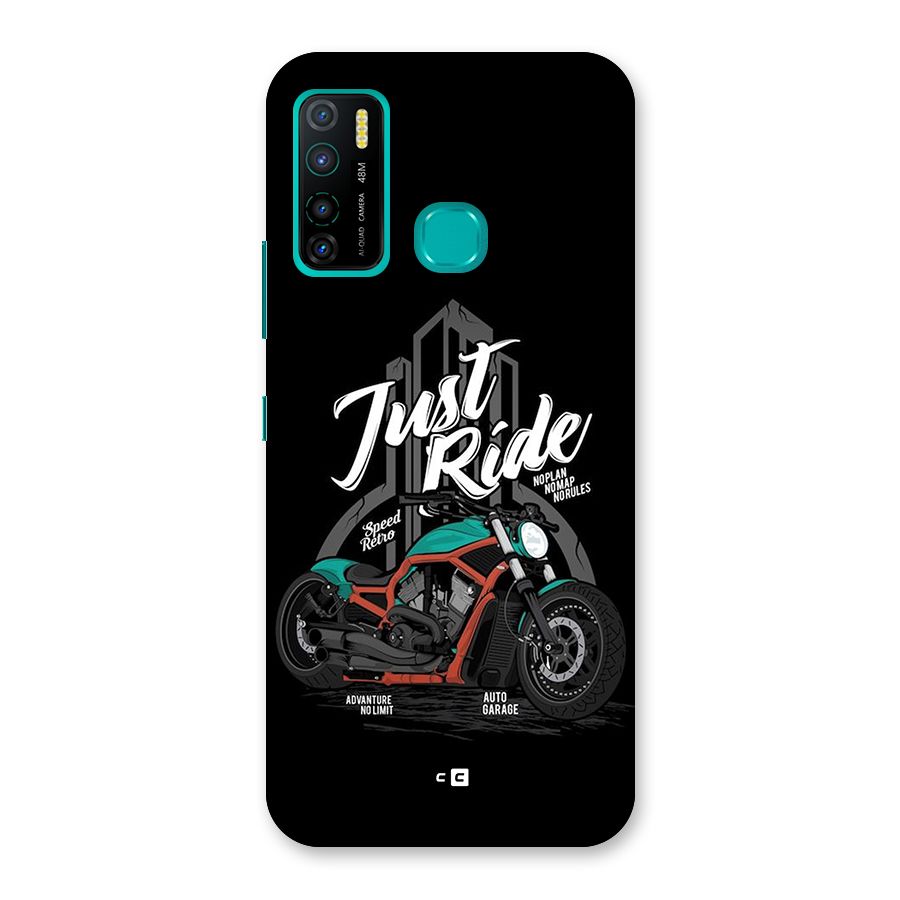 Just Ride Speed Back Case for Infinix Hot 9 Pro