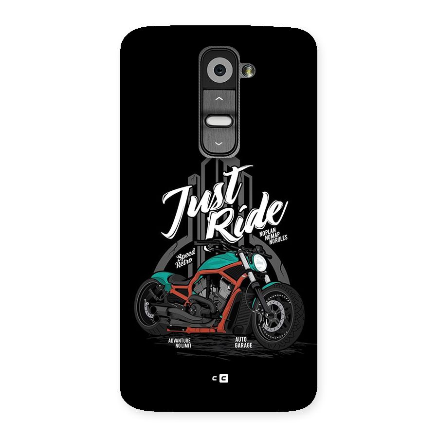 Just Ride Speed Back Case for LG G2