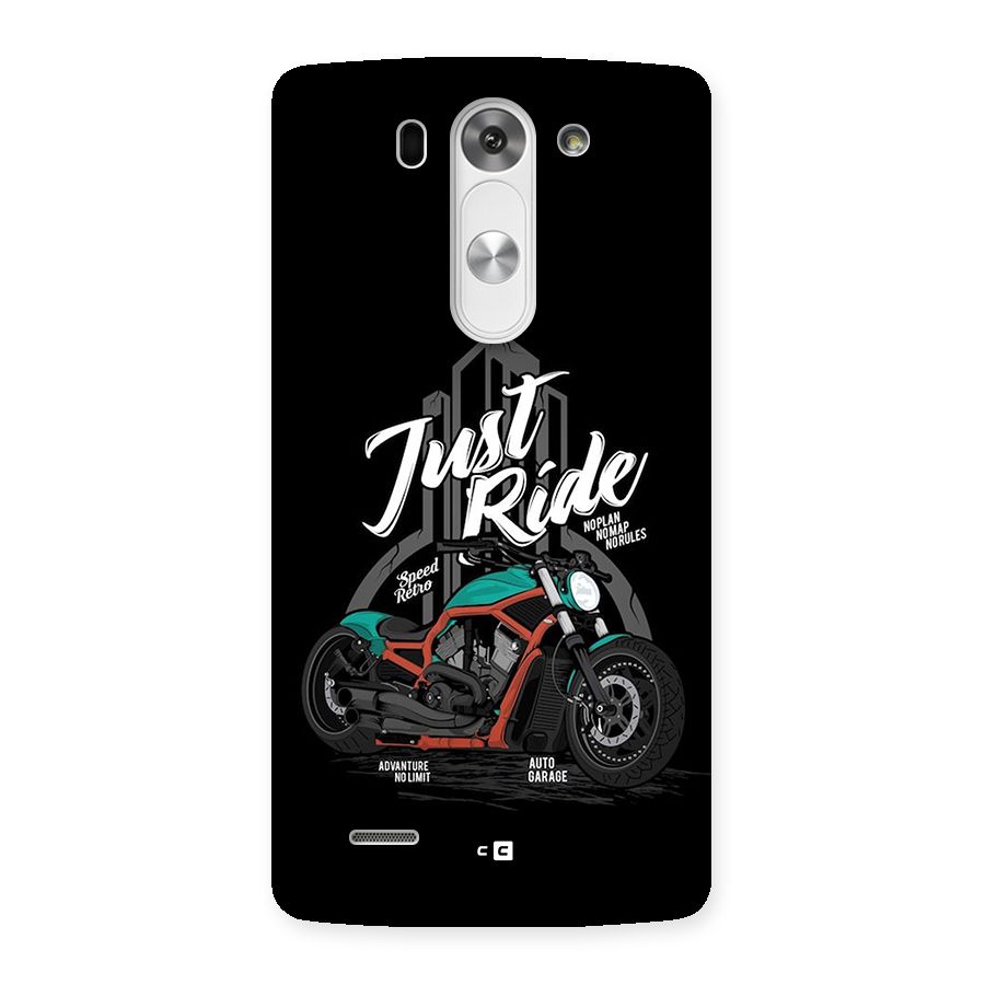 Just Ride Speed Back Case for LG G3 Mini