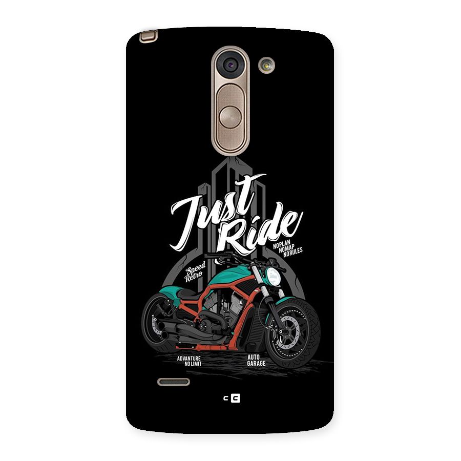 Just Ride Speed Back Case for LG G3 Stylus