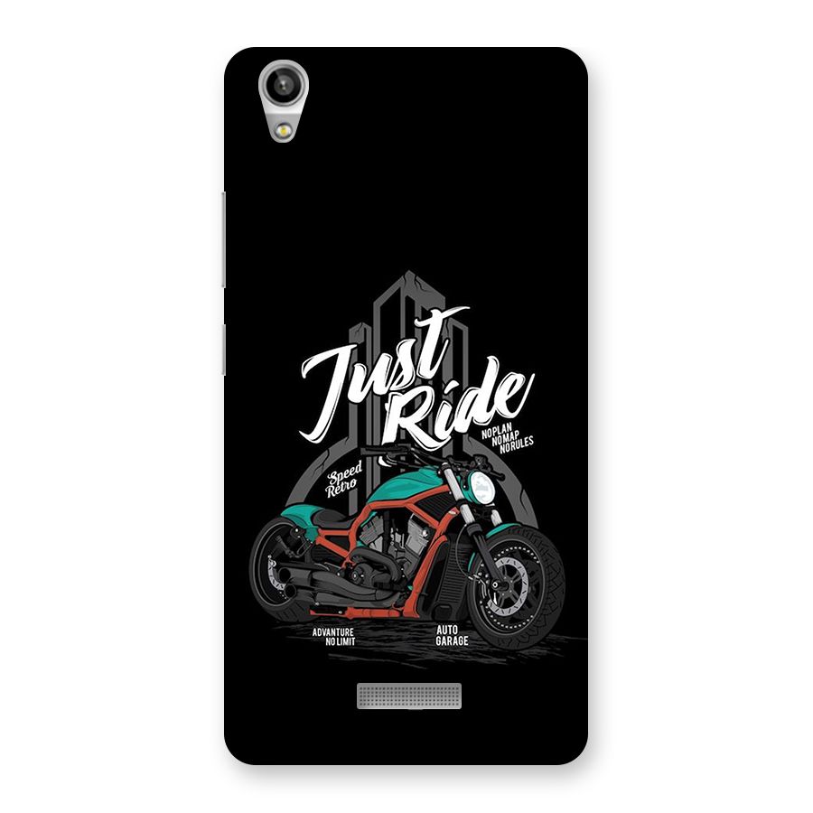 Just Ride Speed Back Case for Lava Pixel V1