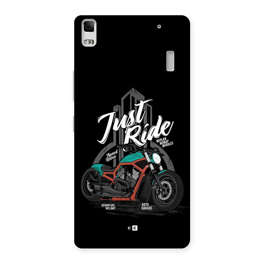 Just Ride Speed Back Case for Lenovo A7000