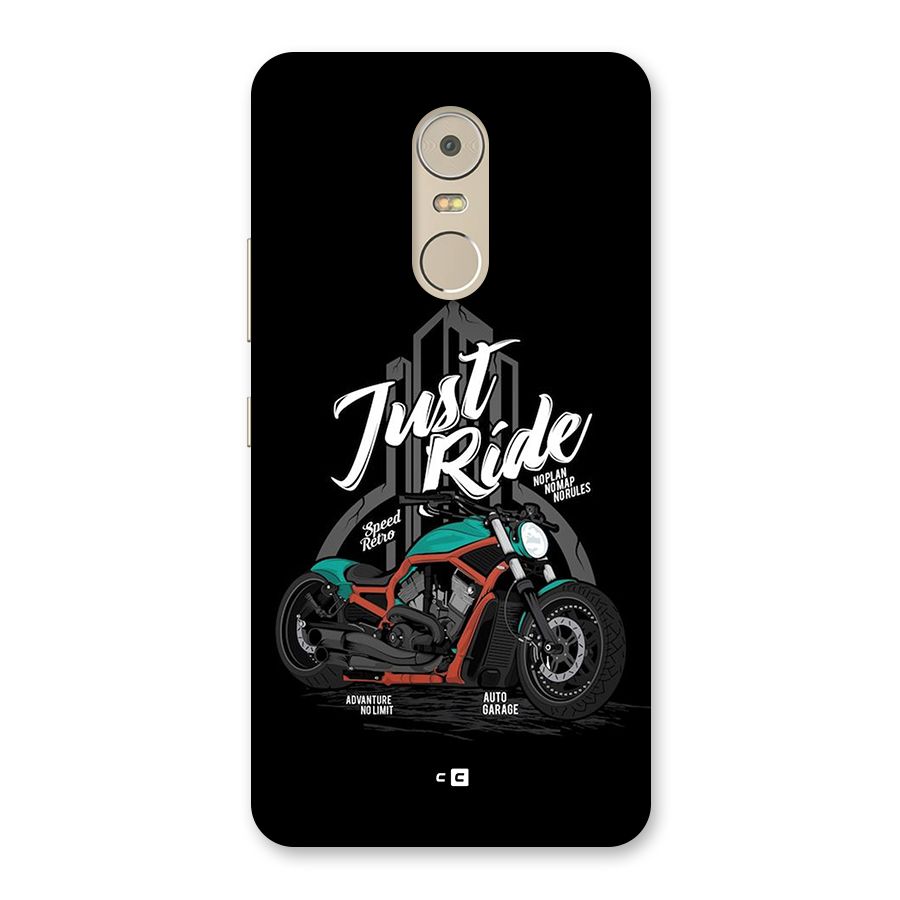 Just Ride Speed Back Case for Lenovo K6 Note
