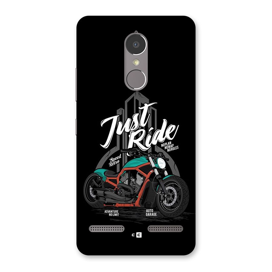 Just Ride Speed Back Case for Lenovo K6 Power