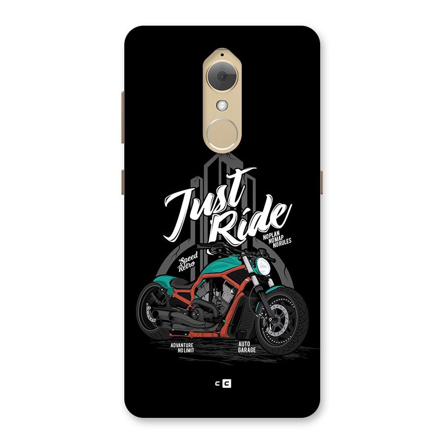 Just Ride Speed Back Case for Lenovo K8