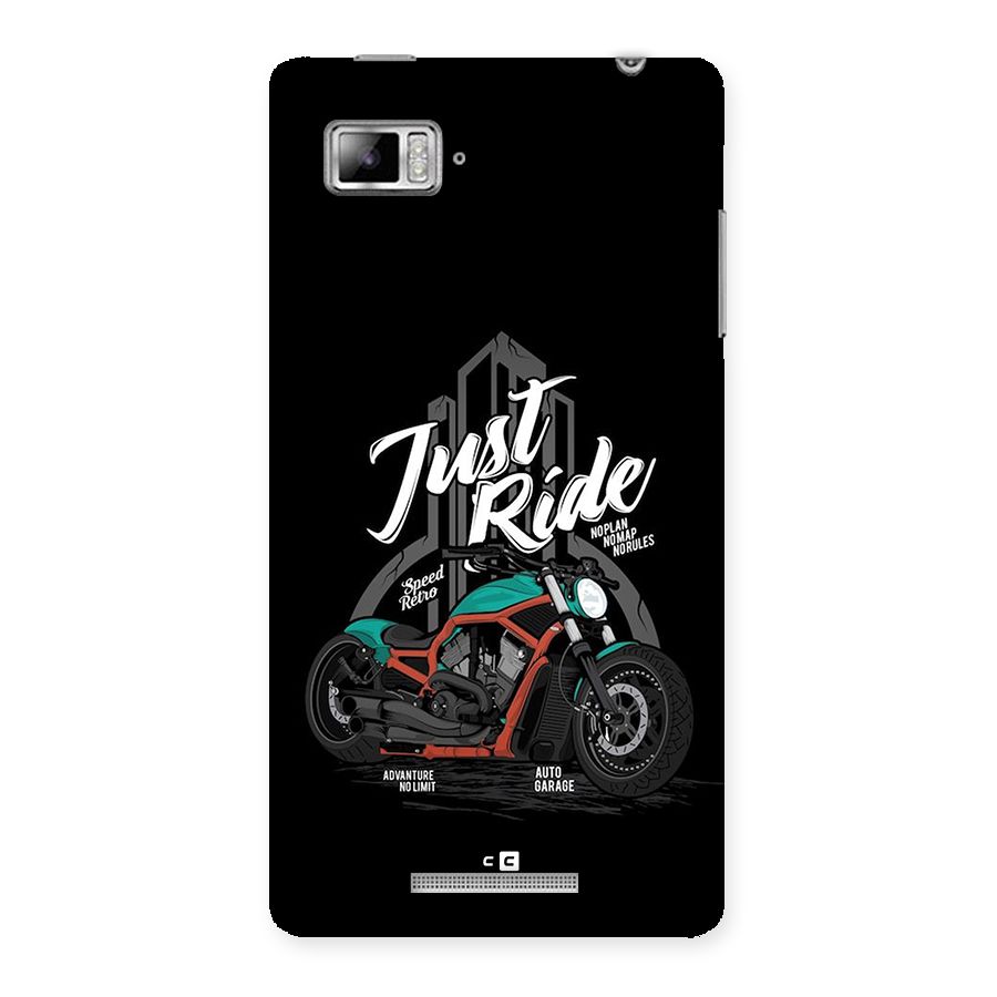 Just Ride Speed Back Case for Lenovo Vibe Z K910
