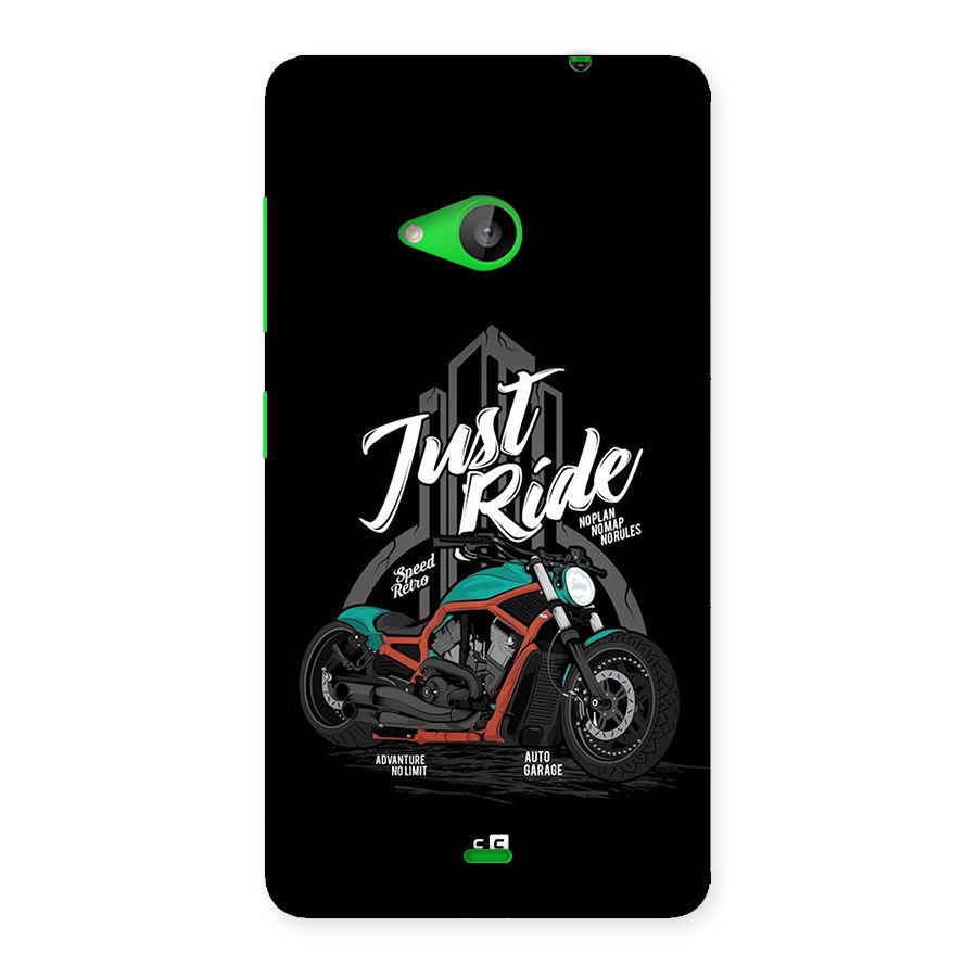 Just Ride Speed Back Case for Lumia 535