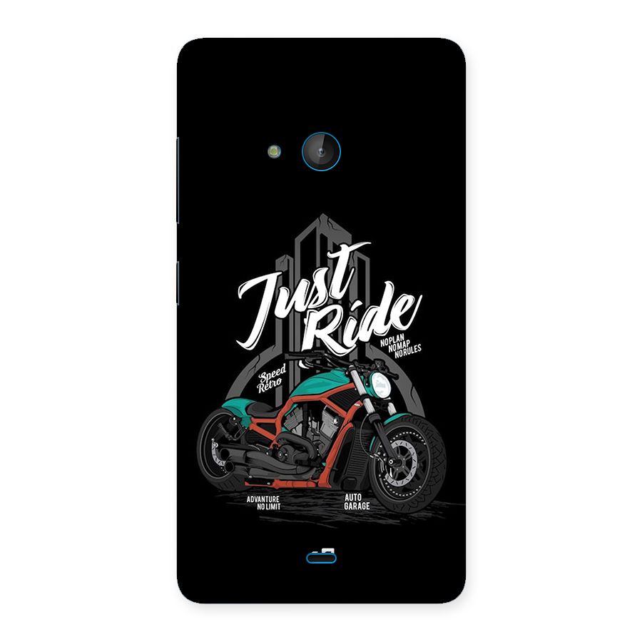 Just Ride Speed Back Case for Lumia 540