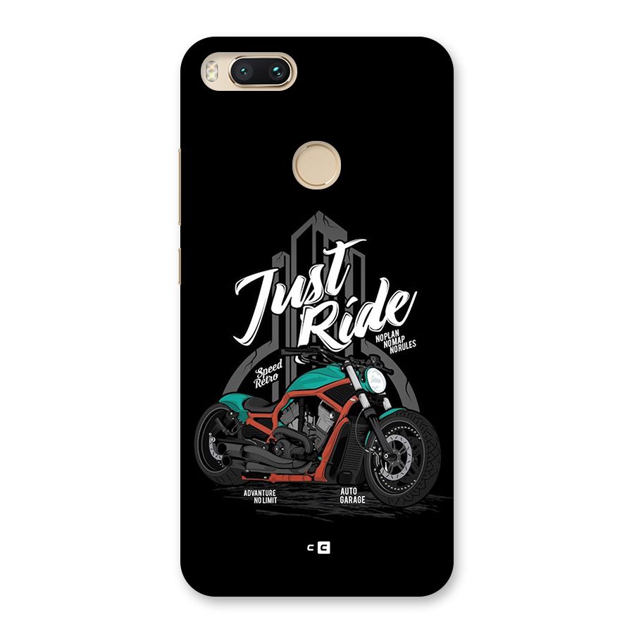 Just Ride Speed Back Case for Mi A1