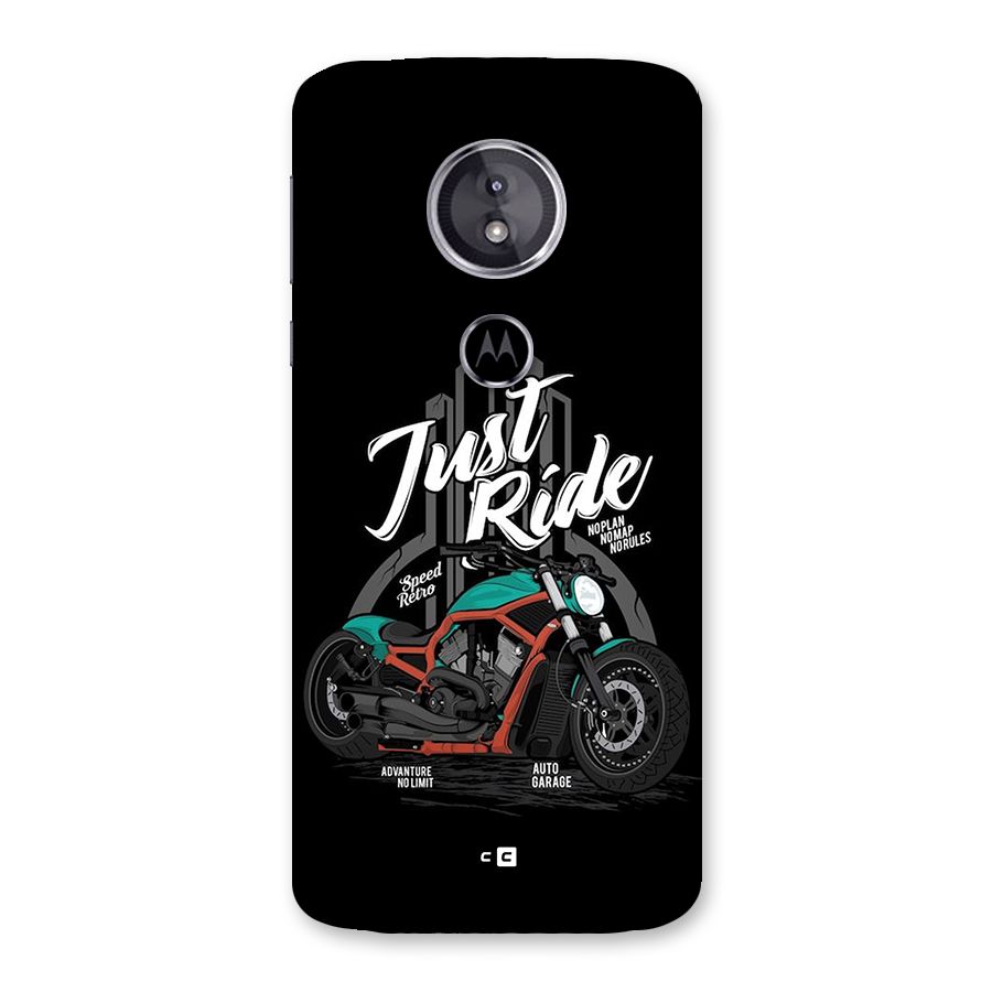 Just Ride Speed Back Case for Moto E5