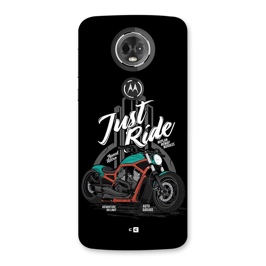 Just Ride Speed Back Case for Moto E5 Plus