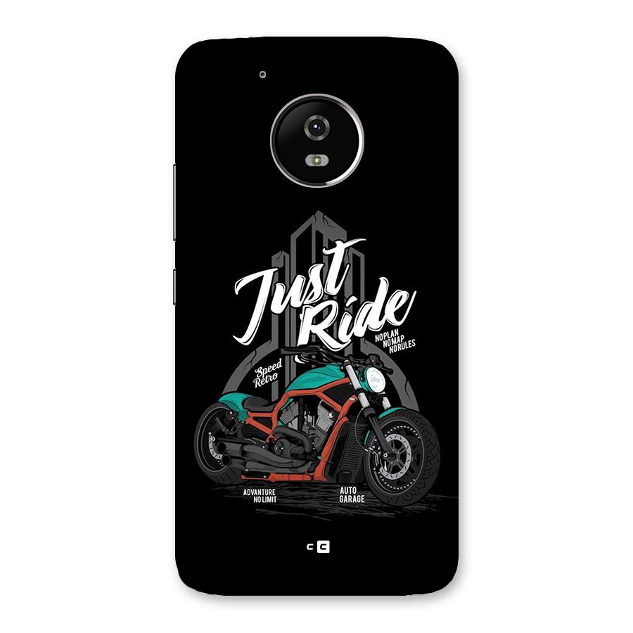 Just Ride Speed Back Case for Moto G5