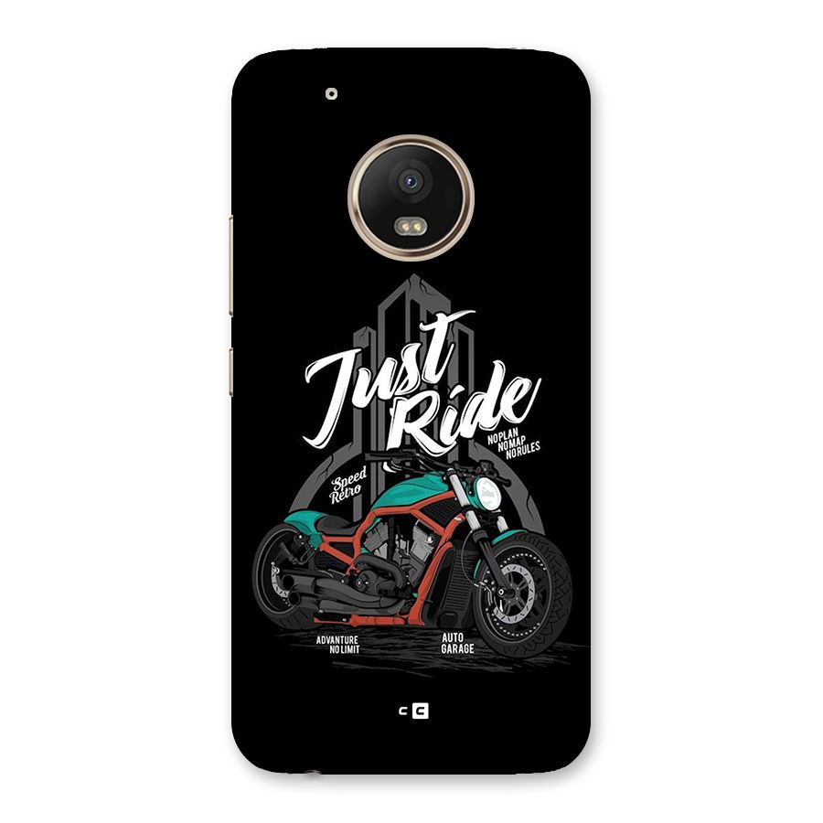 Just Ride Speed Back Case for Moto G5 Plus