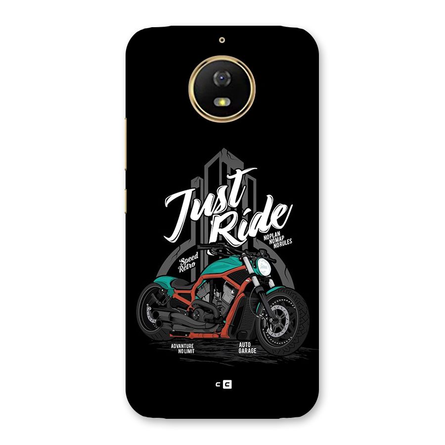 Just Ride Speed Back Case for Moto G5s