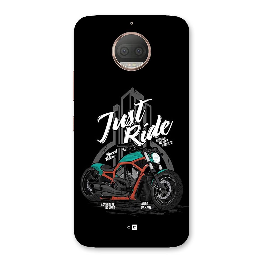 Just Ride Speed Back Case for Moto G5s Plus