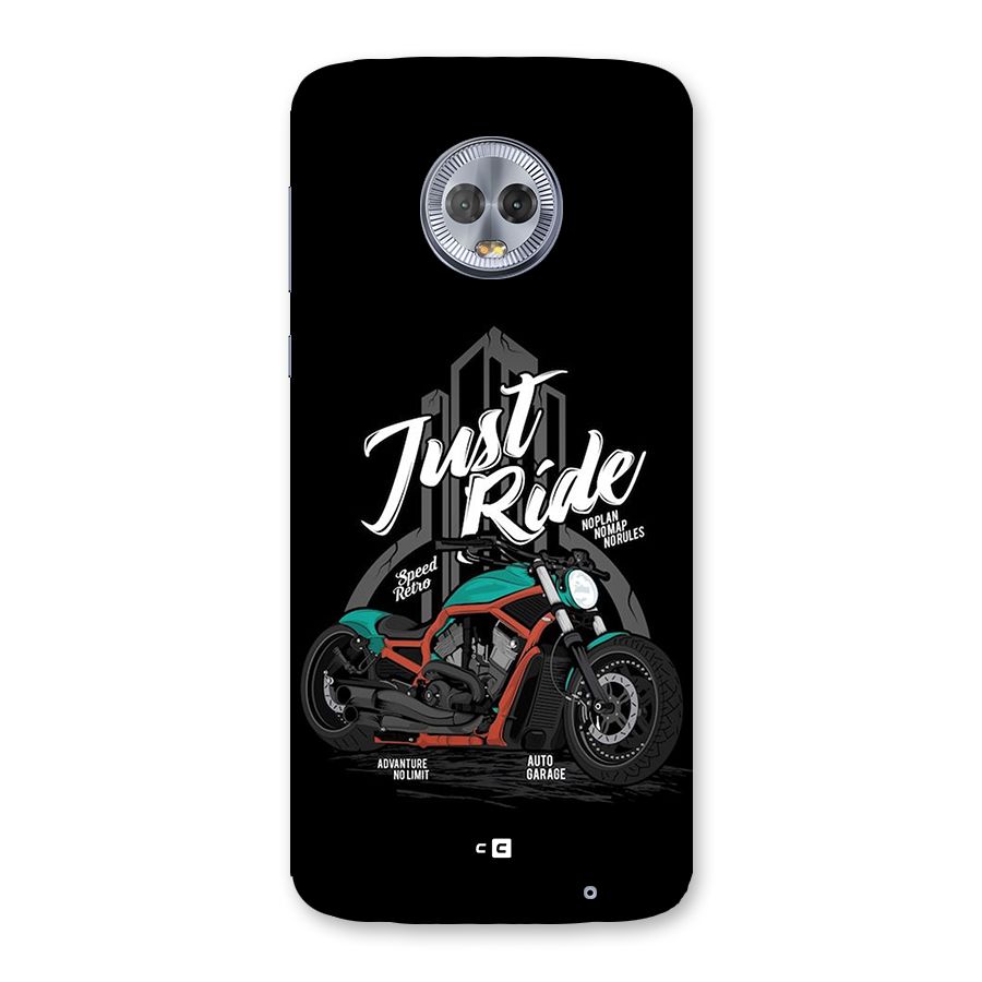 Just Ride Speed Back Case for Moto G6 Plus