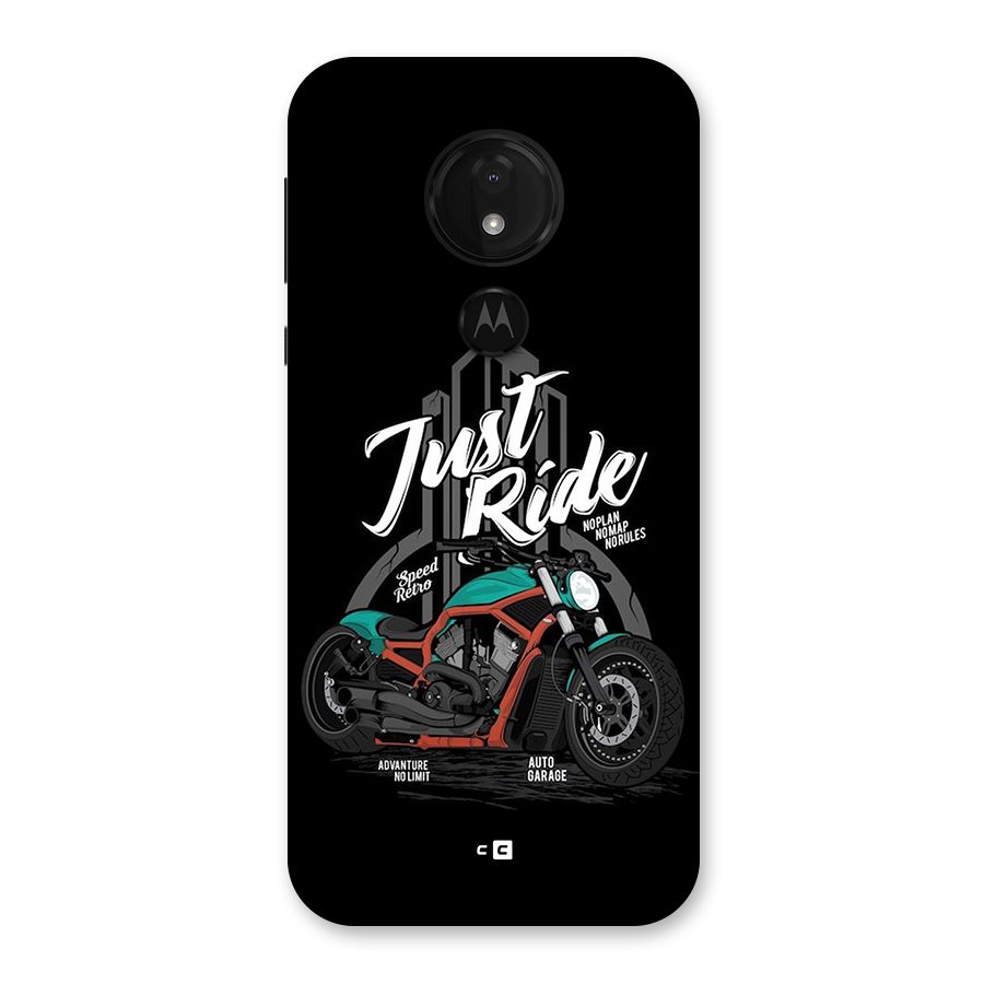 Just Ride Speed Back Case for Moto G7 Power