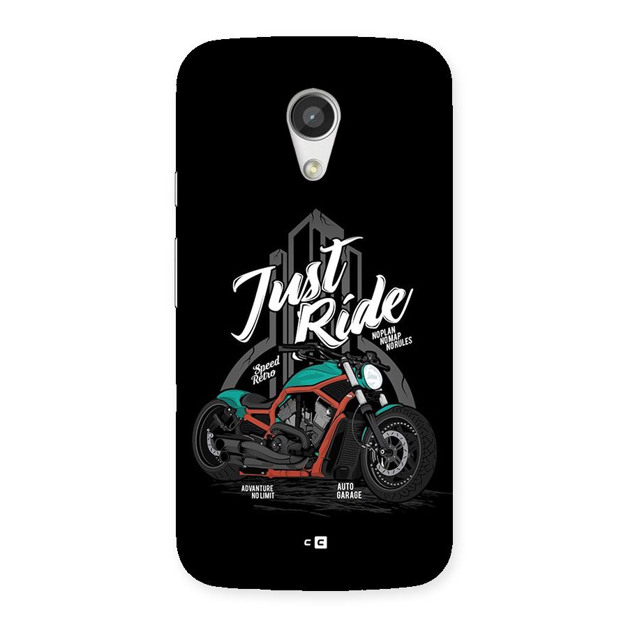 Just Ride Speed Back Case for Moto G 2nd Gen