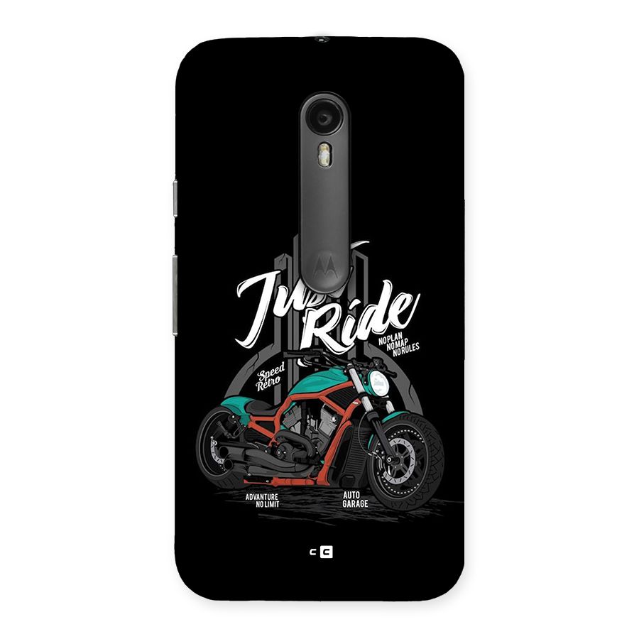 Just Ride Speed Back Case for Moto G Turbo