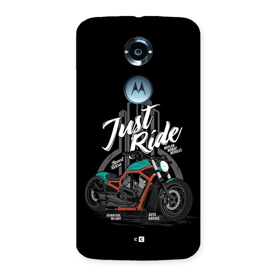 Just Ride Speed Back Case for Moto X2
